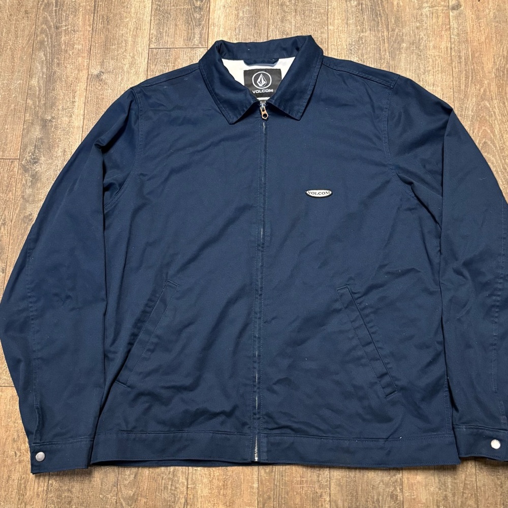Volcom Men's Dark Blue Lightweight Jacket